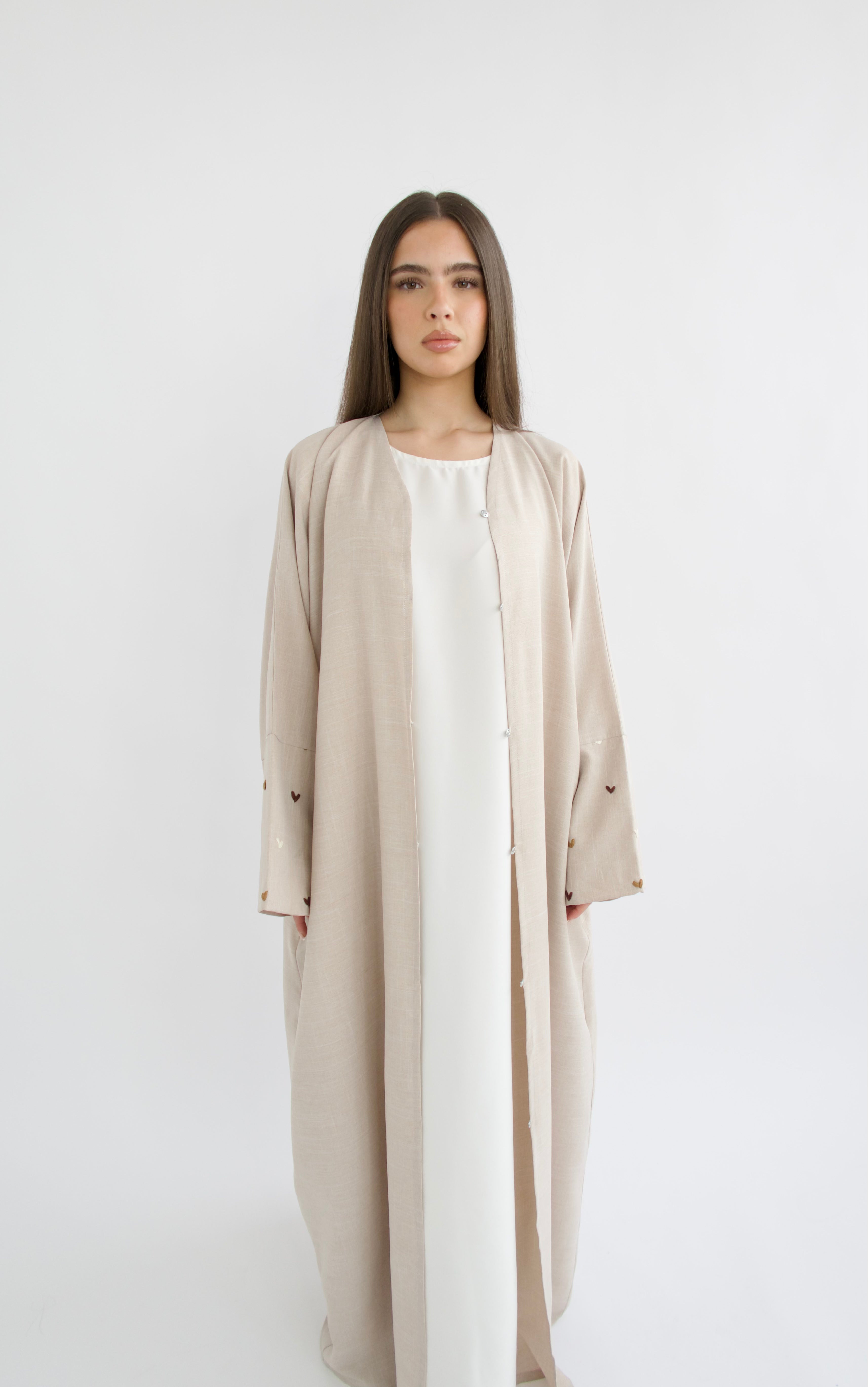 Qalb Abaya - Brown