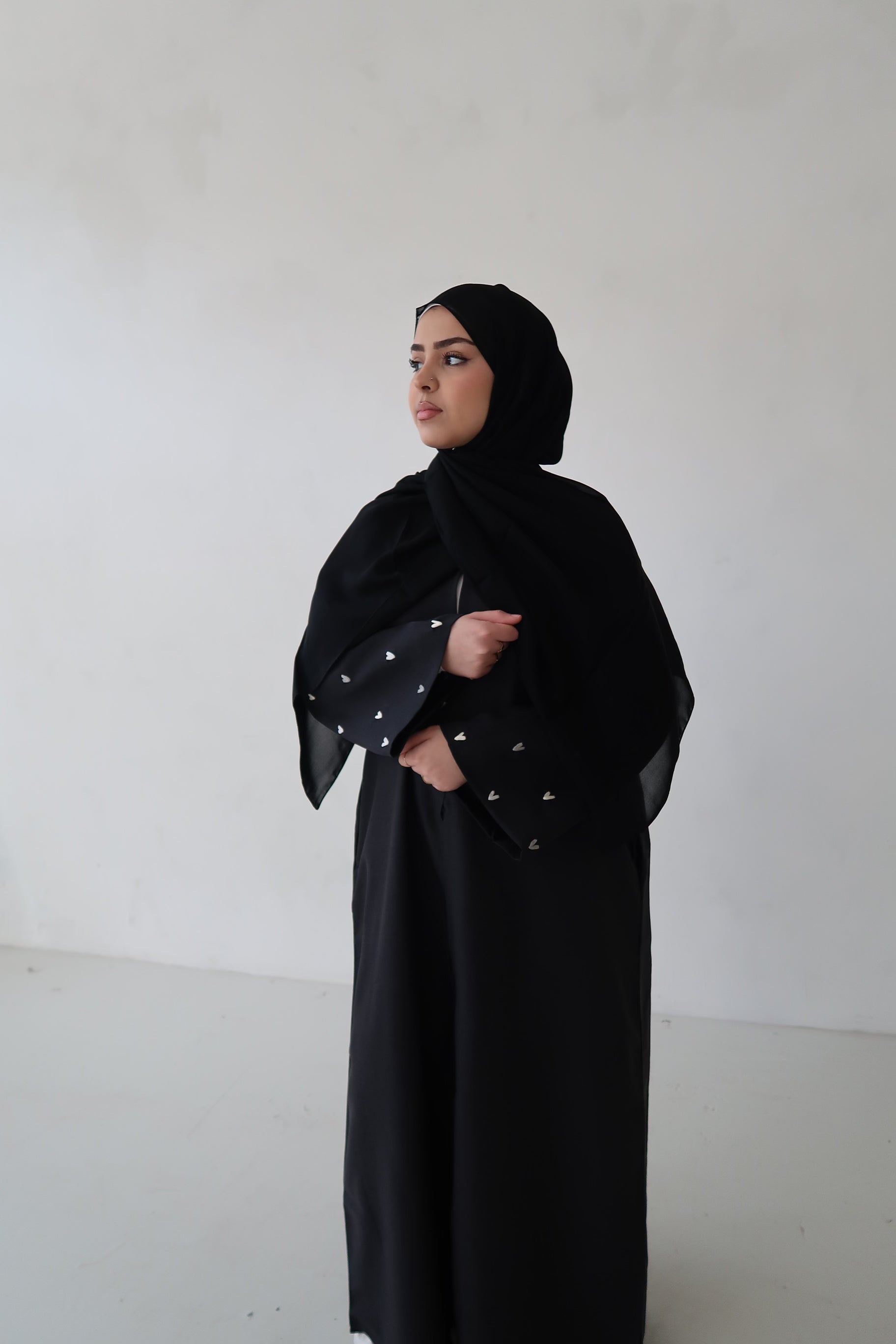 Qalb Abaya - Black